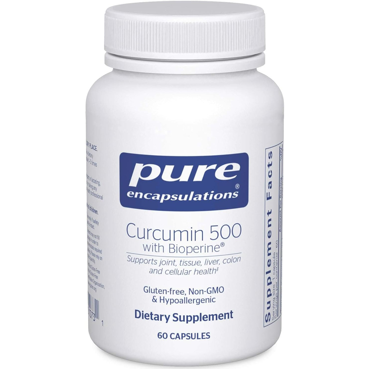 Pure Encapsulations Curcumin 500 with Bioperine
