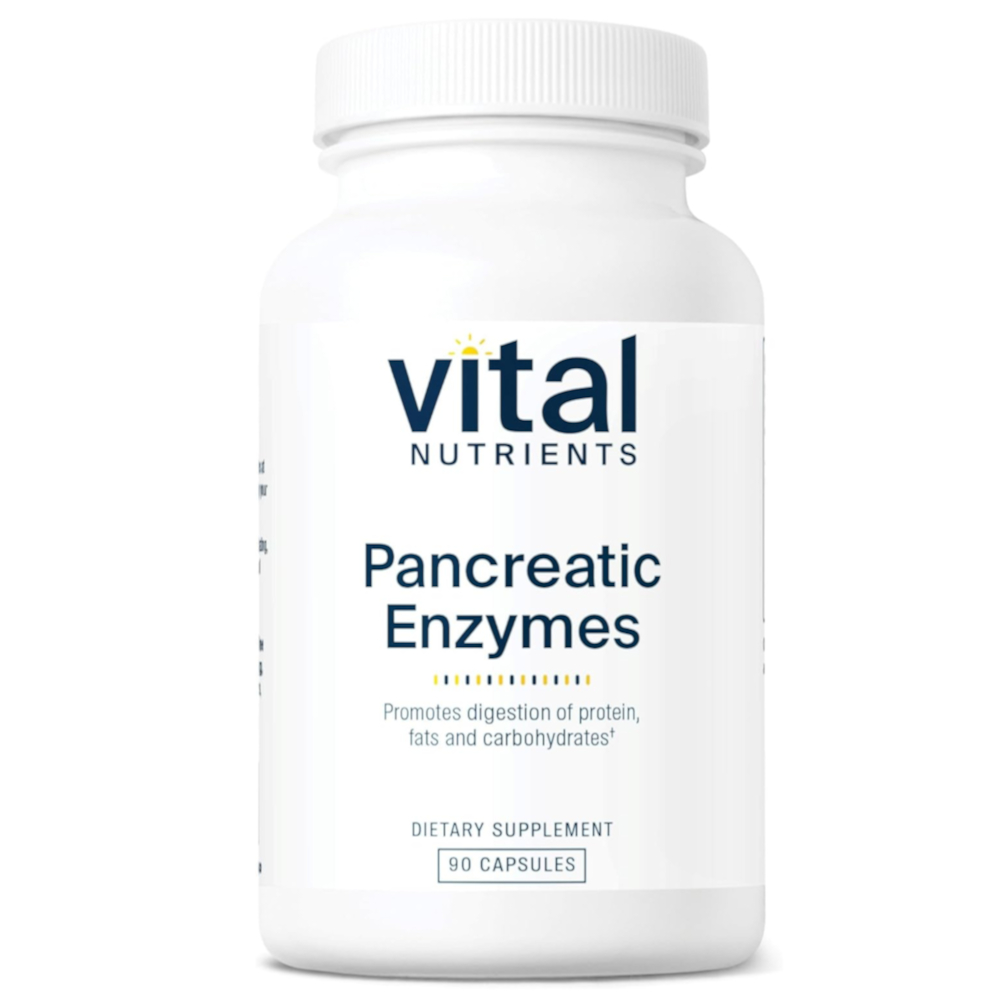 Vital Nutrients Pancreatic Enzymes 1000mg (Full Strength)