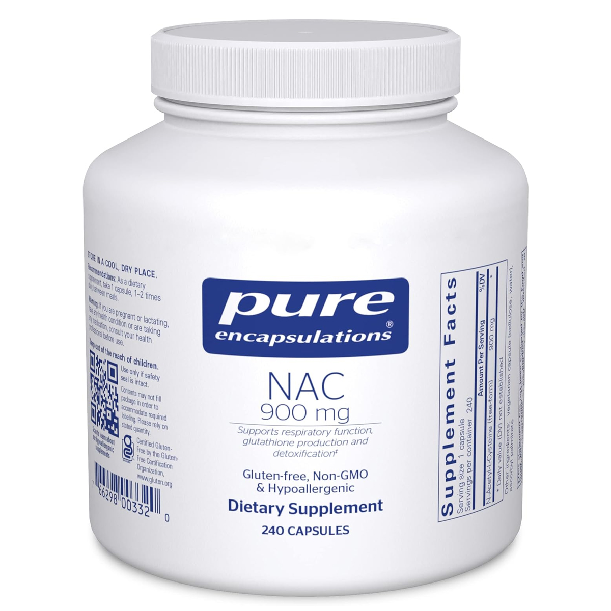 Pure Encapsulations NAC 900 mg 95$
