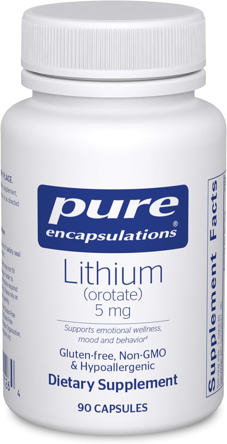 Pure Encapsulations Lithium (Orotate) 5mg