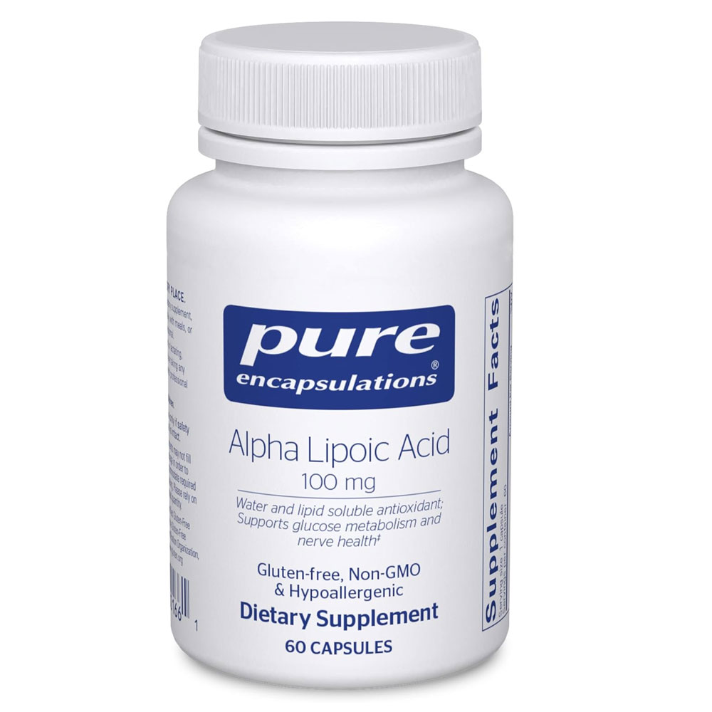 Pure Encapsulations Alpha Lipoic Acid 100mg
