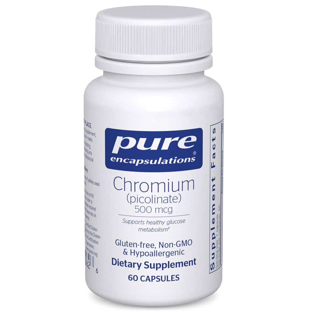 Pure Encapsulations Chromium (Picolinate) 500mcg