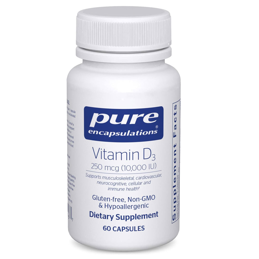 Pure Encapsulations Vitamin D3 250mcg (10000IU)