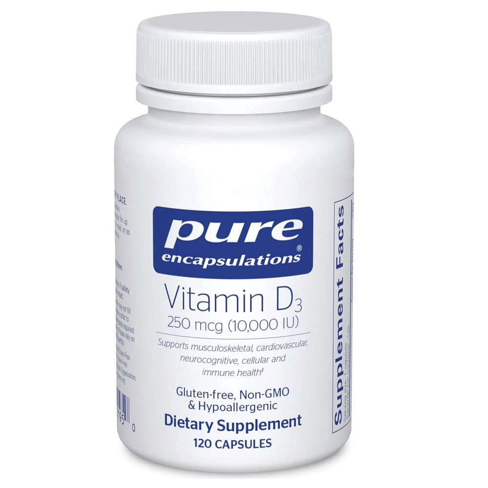 Pure Encapsulations Vitamin D3 250mcg 10000IU 50$