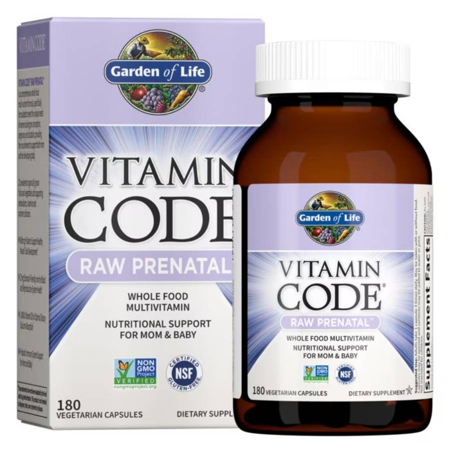 Garden of Life Vitamin Code RAW Prenatal - 30 capsules 72$
