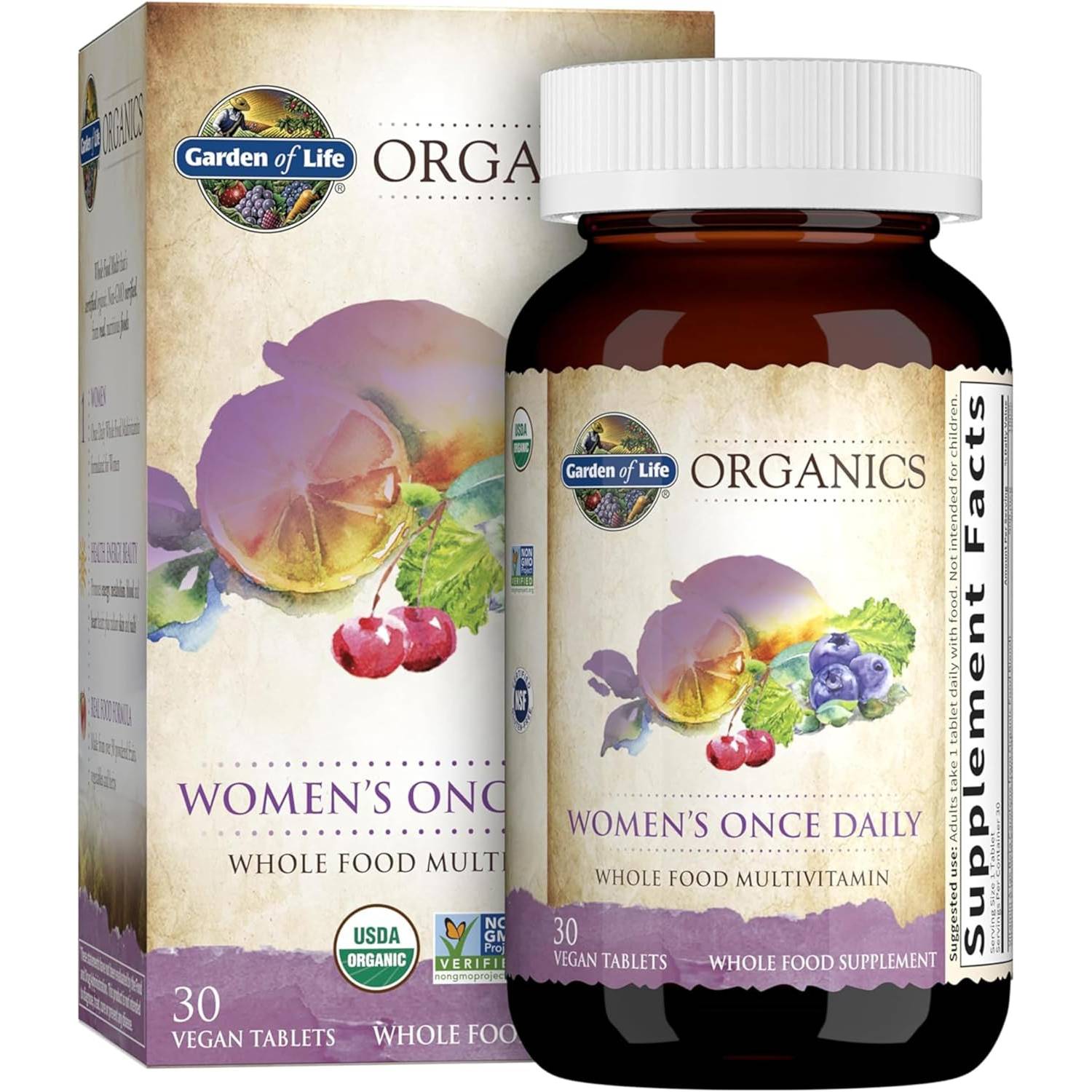 Garden of Life Mykind Organics Womens Once Daily Multi 34$