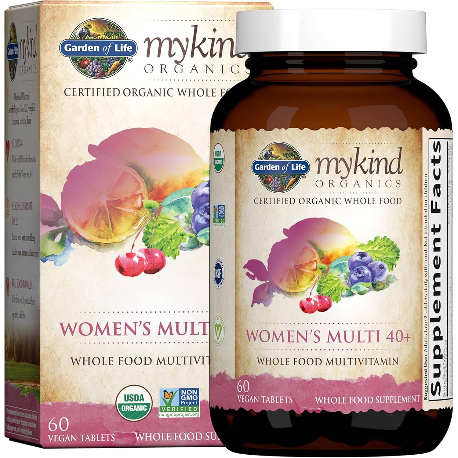 Garden of Life Organics Womens Multi 40+