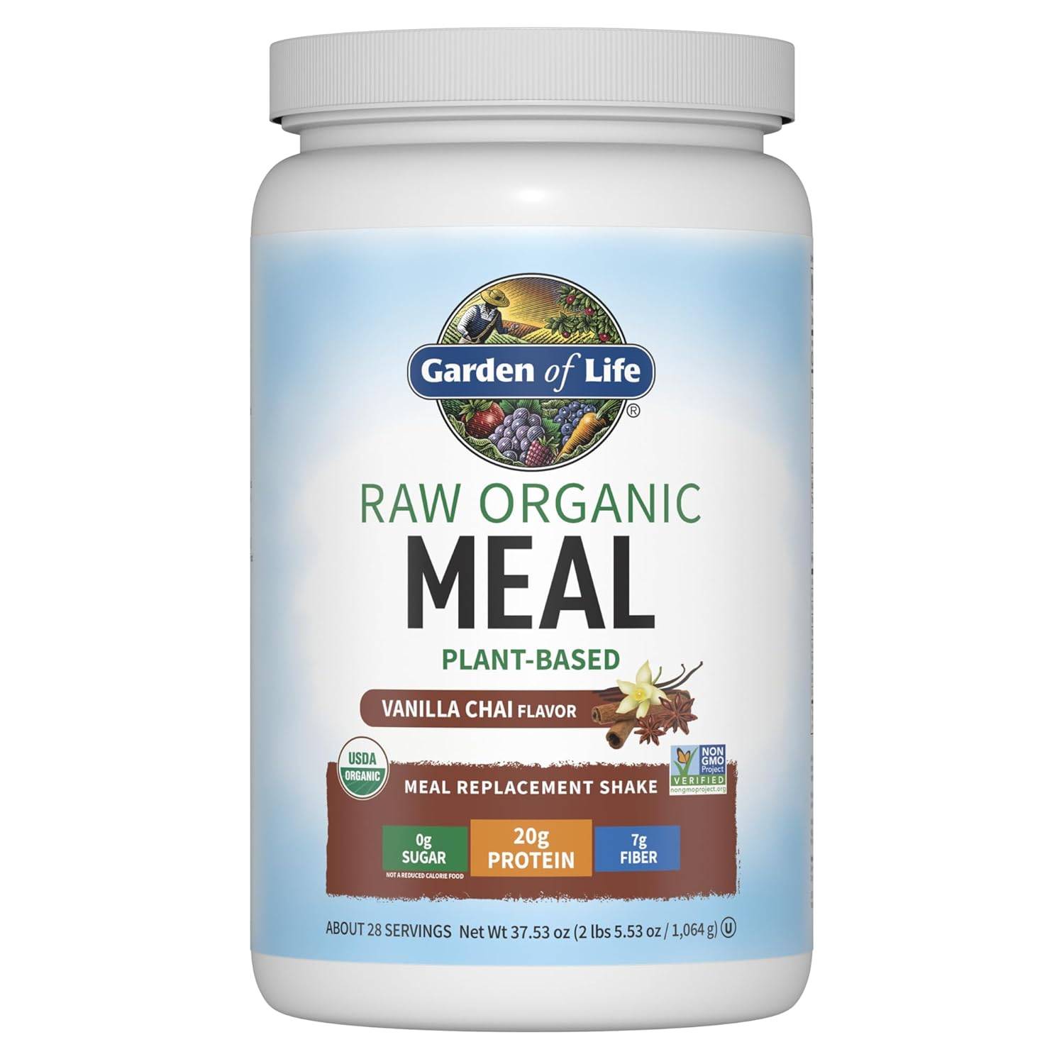 Garden of Life RAW Organic Meal - Plant-Based Vanilla Chai