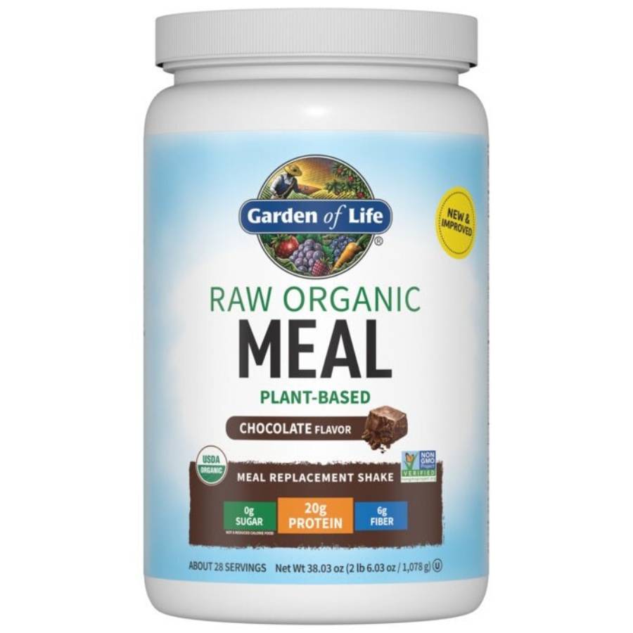 Garden of Life Raw Organic Meal Plant-Based Chocolate Flavor