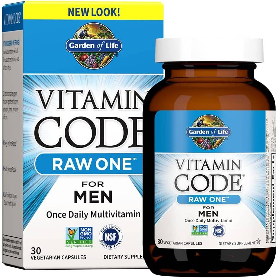 Garden of Life Vitamin Code RAW One for Men 31$