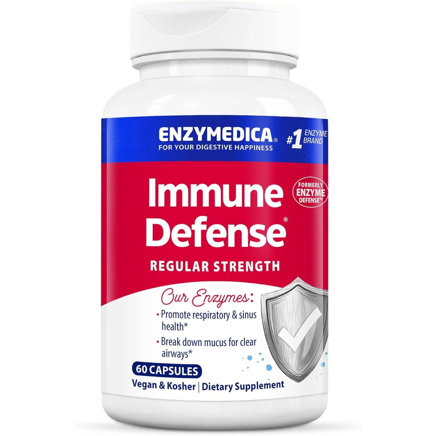 Enzymedica Immune Defense Regular Strength 35$