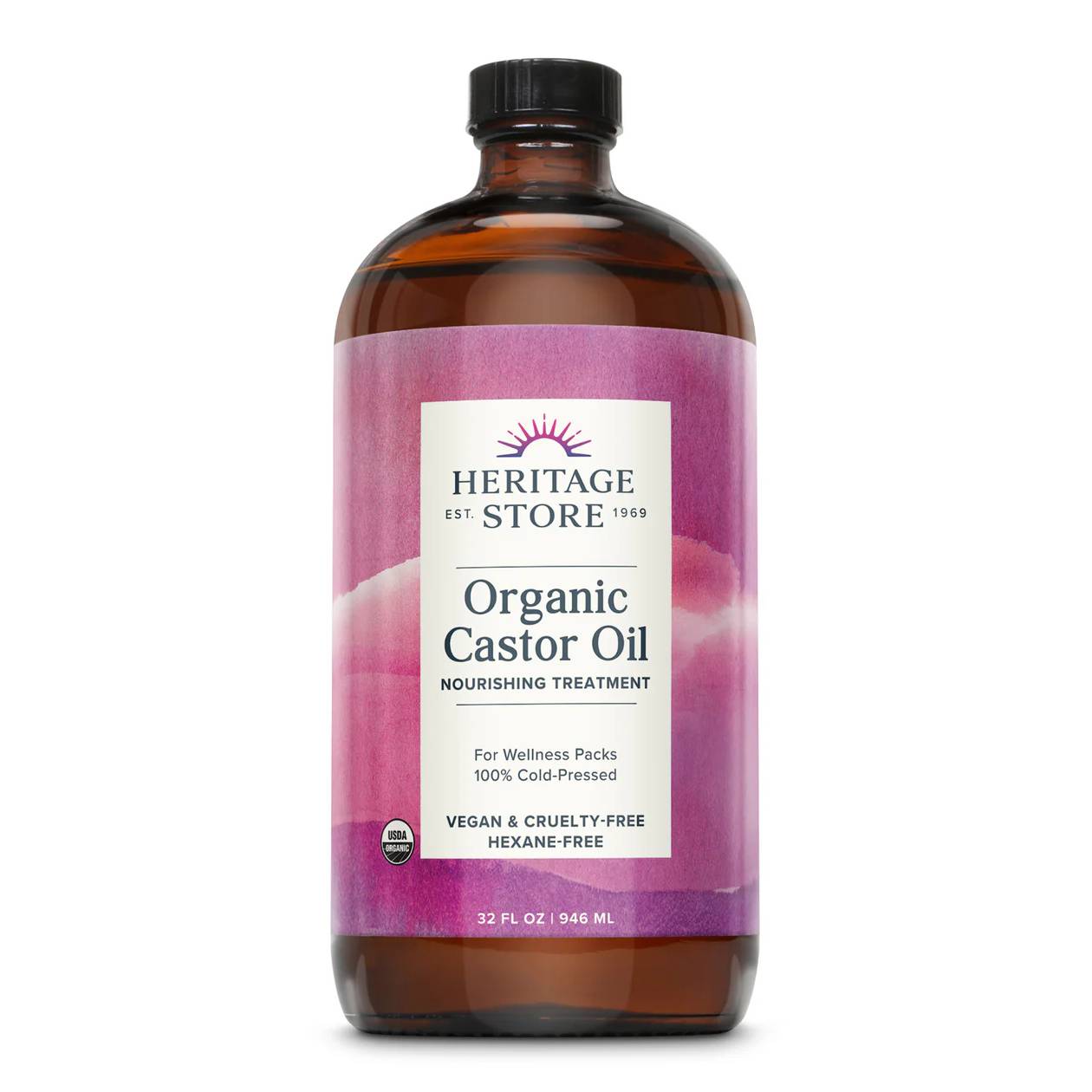 Heritage Store Organic Castor Oil