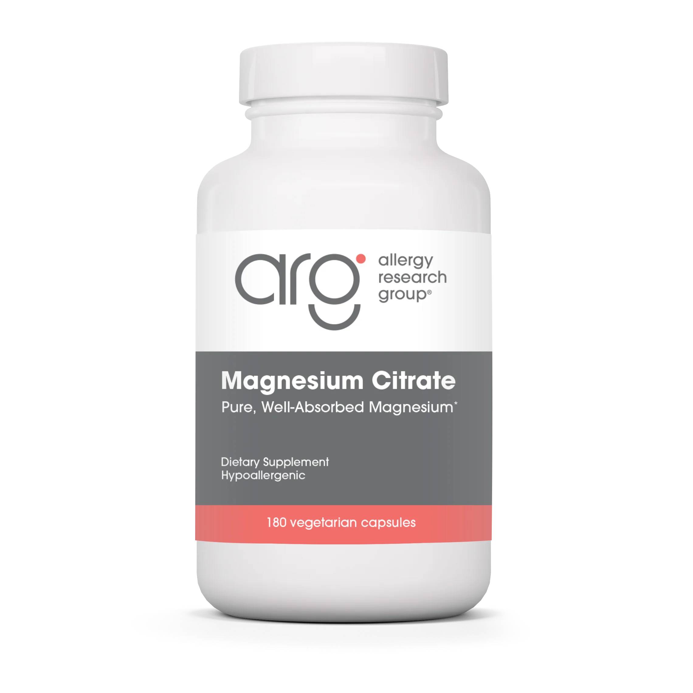 Allergy Research Group Magnesium Citrate 32$