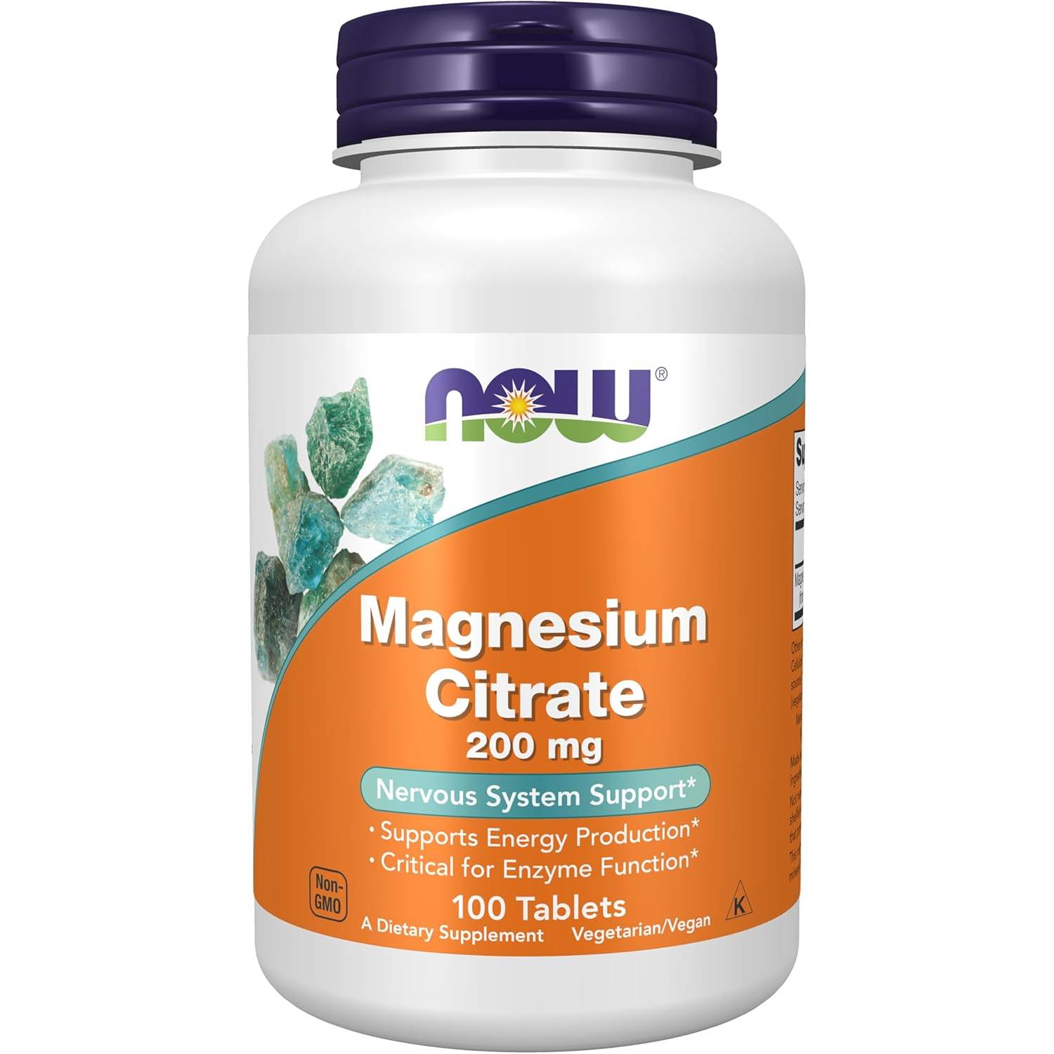 NOW Foods Magnesium Citrate 200mg 20$