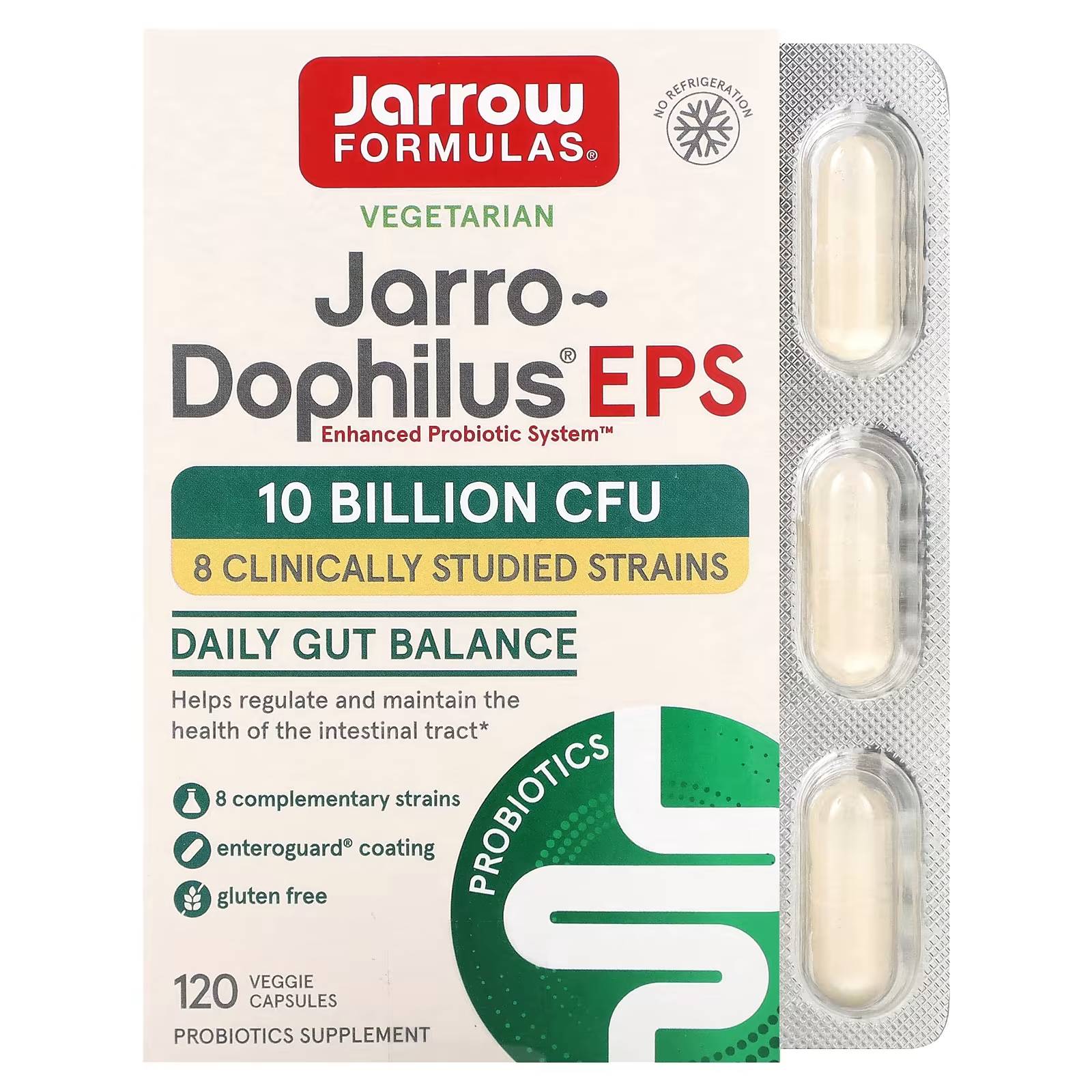 Jarrow Formulas Jarro-Dophilus EPS 10 Billion CFU 55$