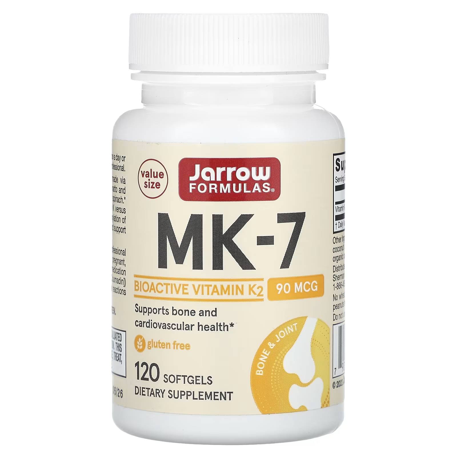 Jarrow Formulas MK-7 90mcg 48$
