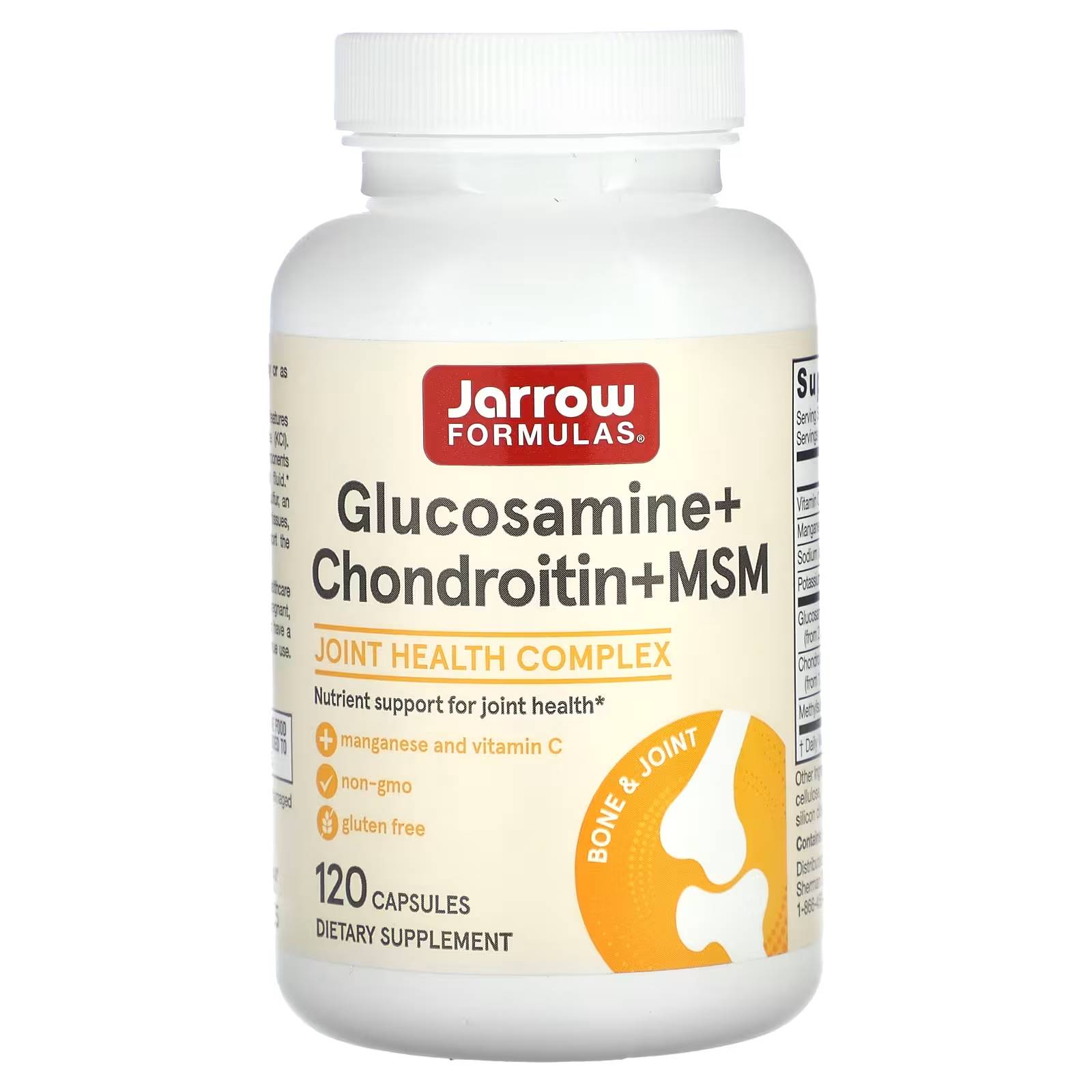 Jarrow Formulas Glucosamine + Chondroitin + MSM