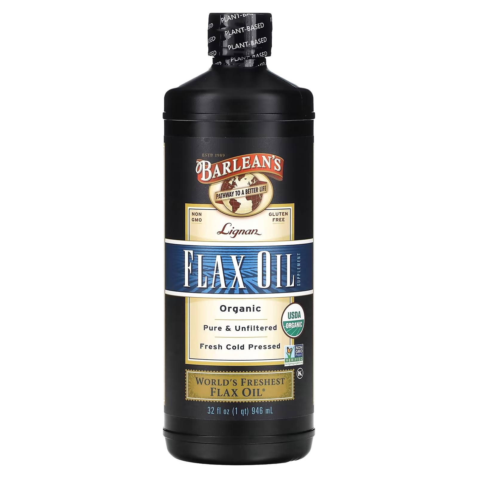 Barleans Organic Oils Lignan Flax Oil 53$