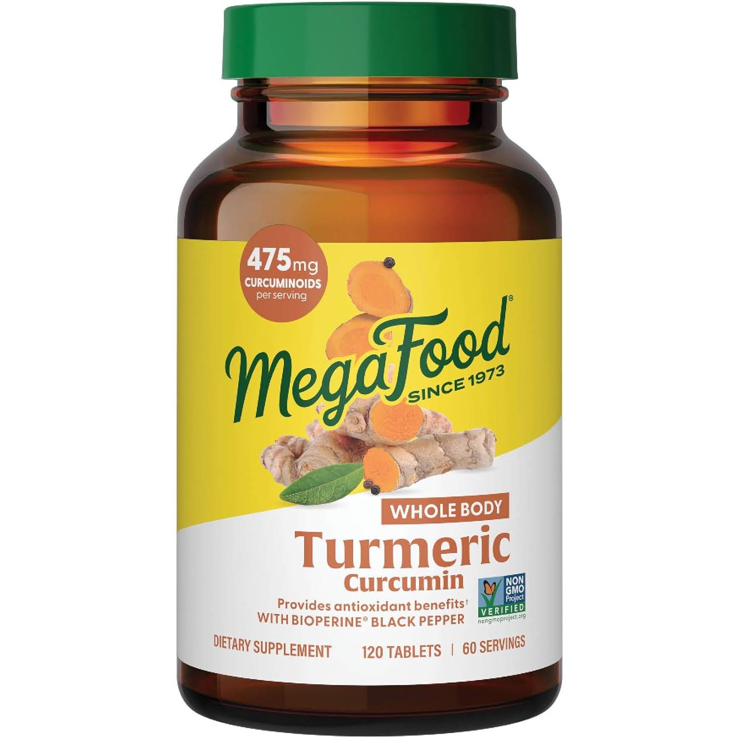 MegaFood Turmeric Curcumin Extra Strength - Whole Body 72$