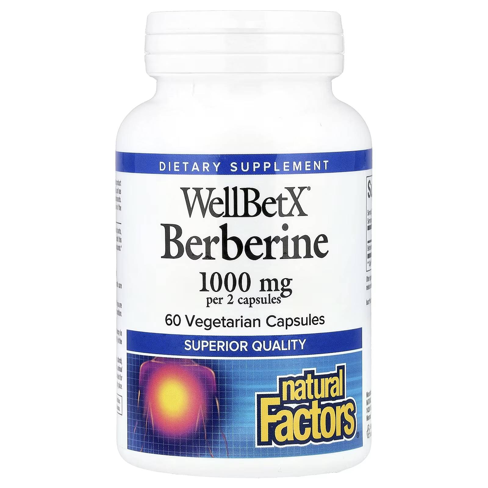 Natural Factors WellBetX Berberine 500 mg