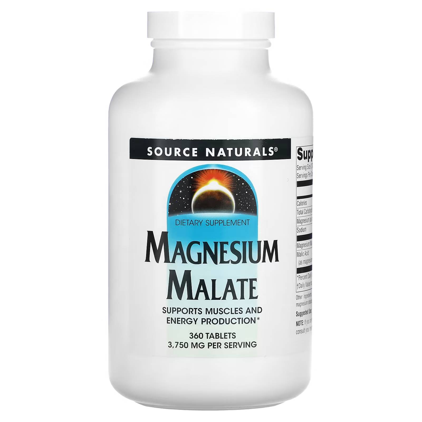 Source Naturals Magnesium Malate 1250mg 42$