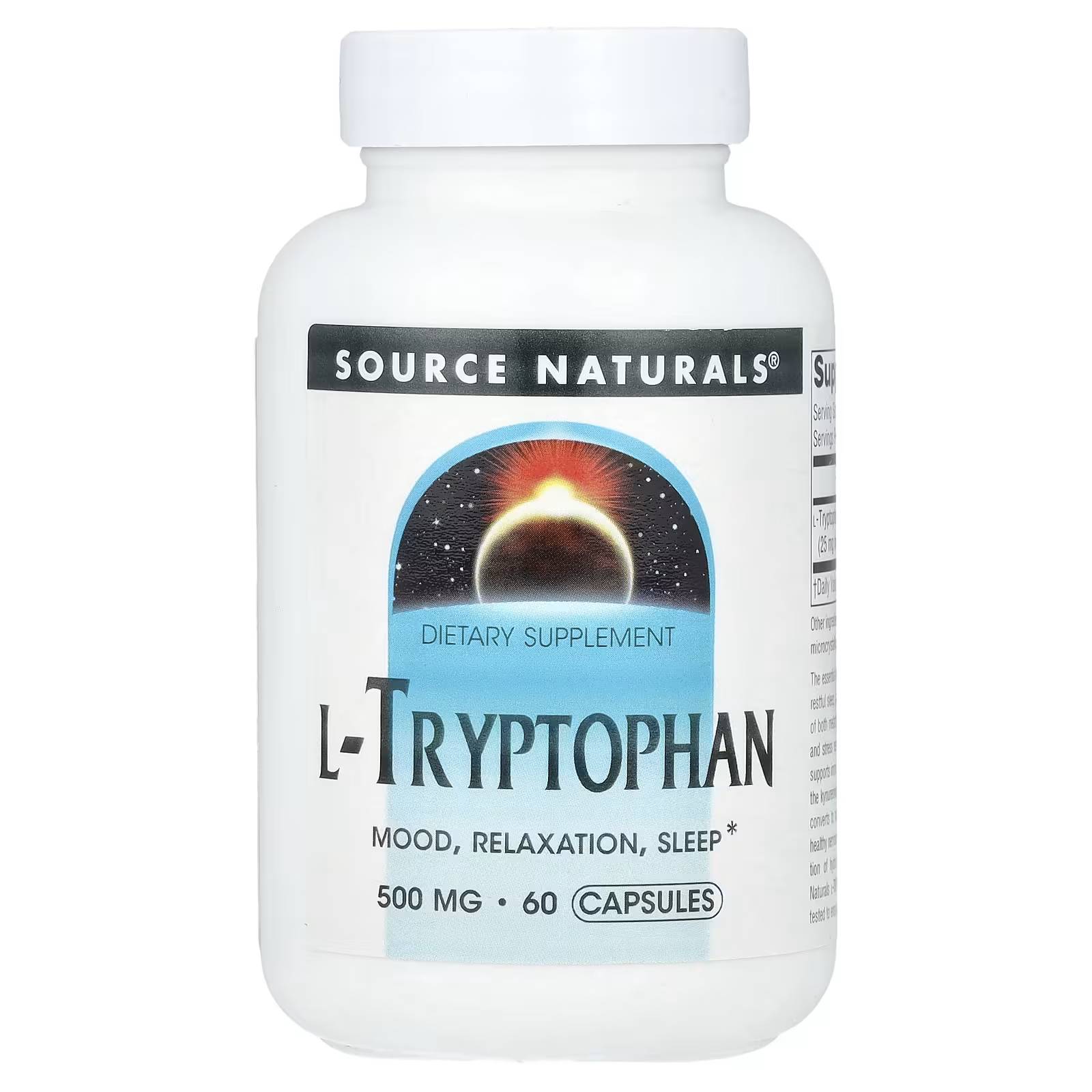 Source Naturals L-Tryptophan 500mg 18$