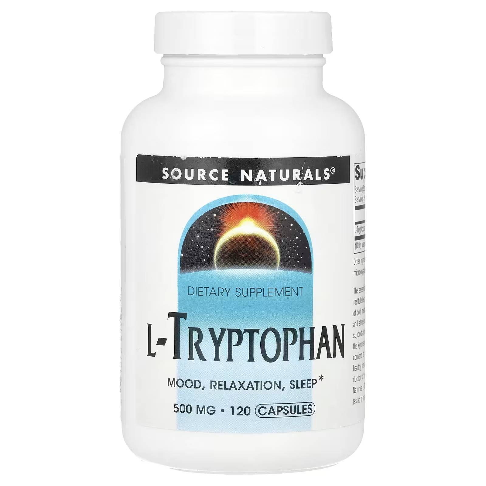 Source Naturals L-Tryptophan 500mg 32$
