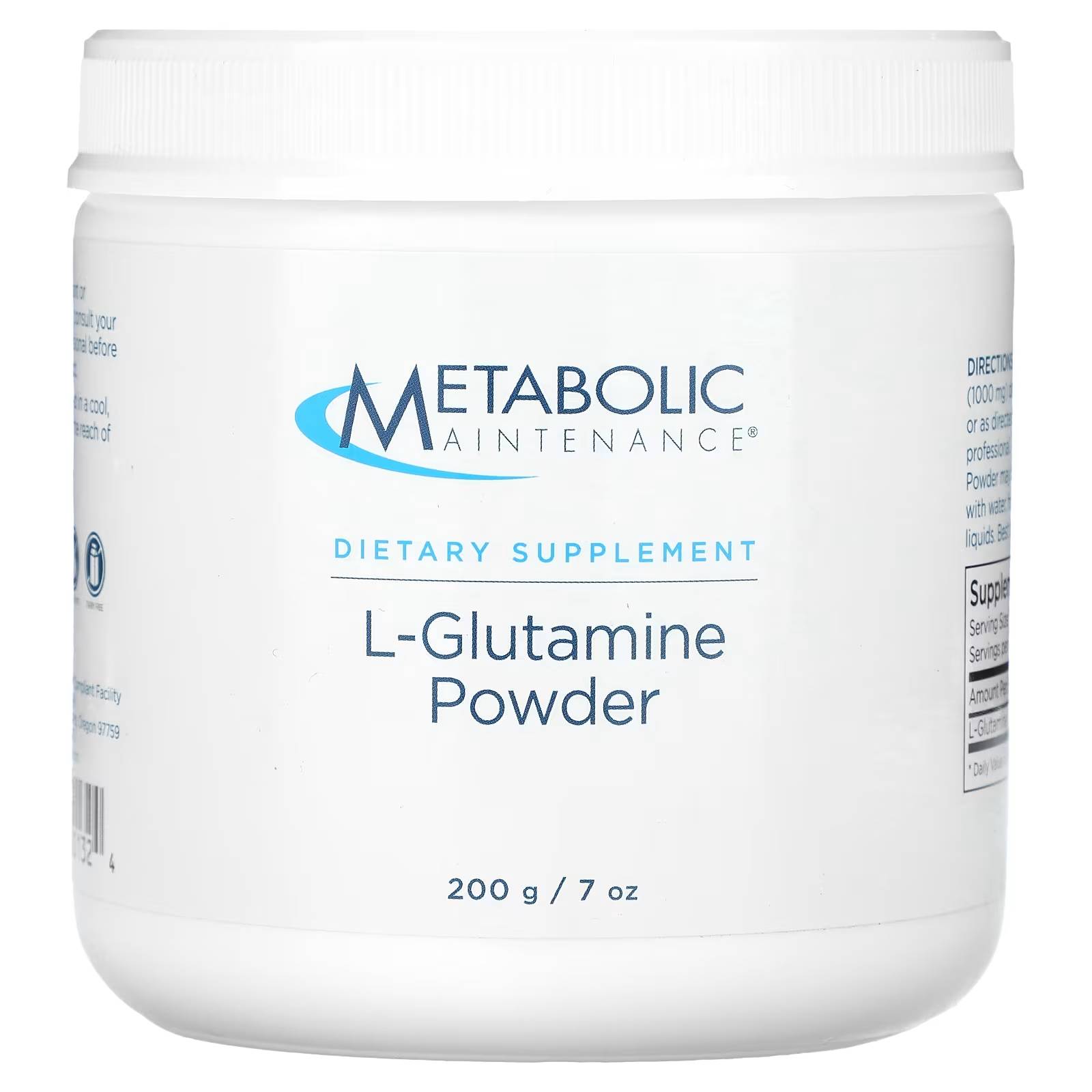 Metabolic Maintenance L-Glutamine Powder 35$
