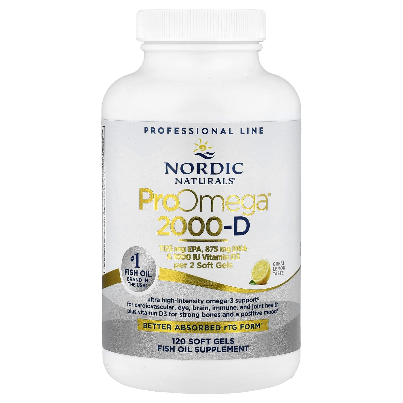 Nordic Naturals ProOmega 2000-D - 60 Softgels 102$