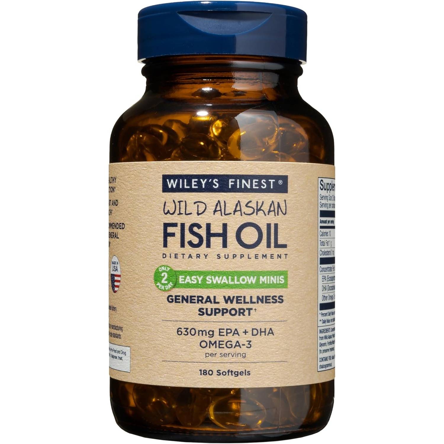 Wileys Finest Fish Oils Easy Swallow Minis