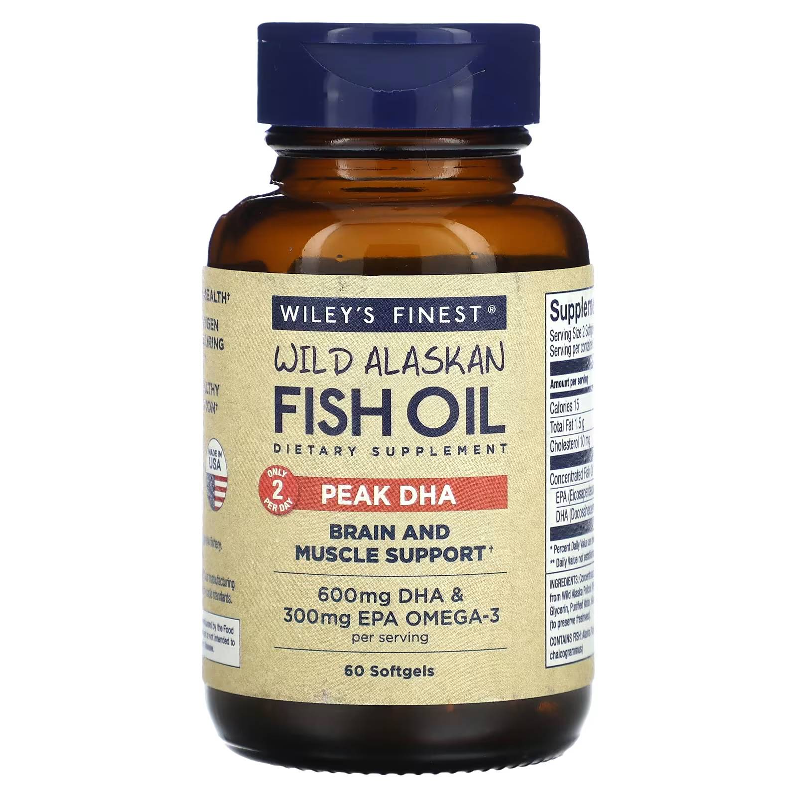 Wileys Finest Fish Oils Peak DHA