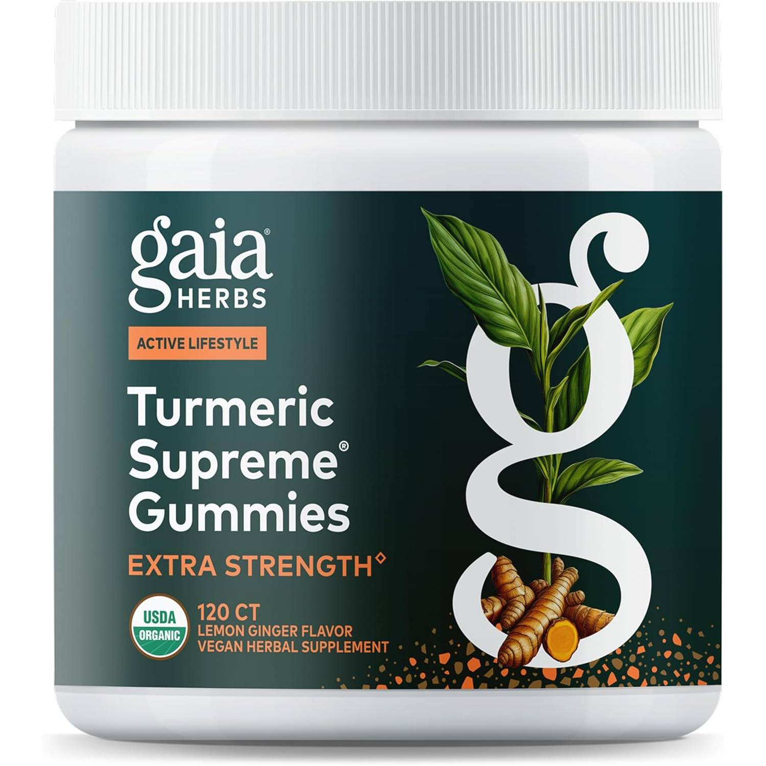 Gaia Herbs Turmeric Supreme Extra Strength Gummies 37$