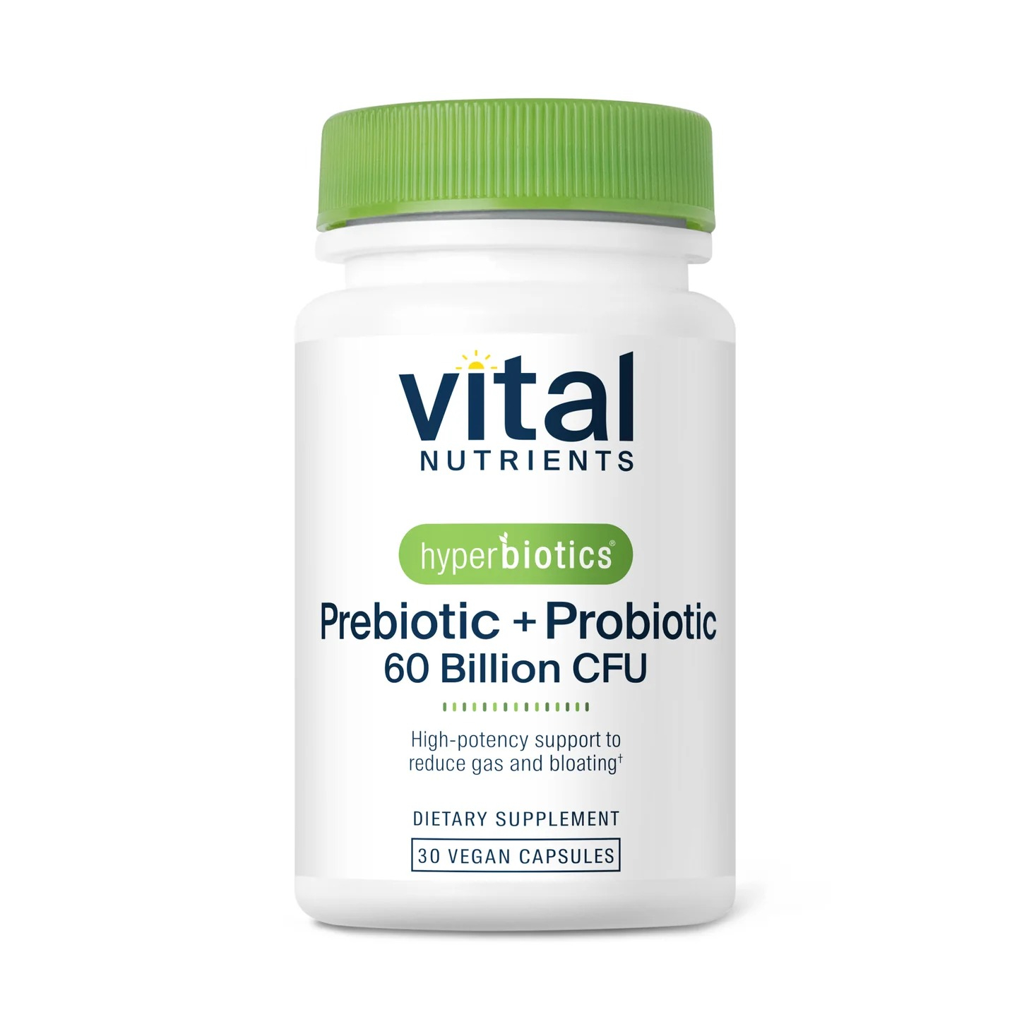 Vital Nutrients Hyperbiotics Prebiotic Probiotic 60 Billion CFU 22$
