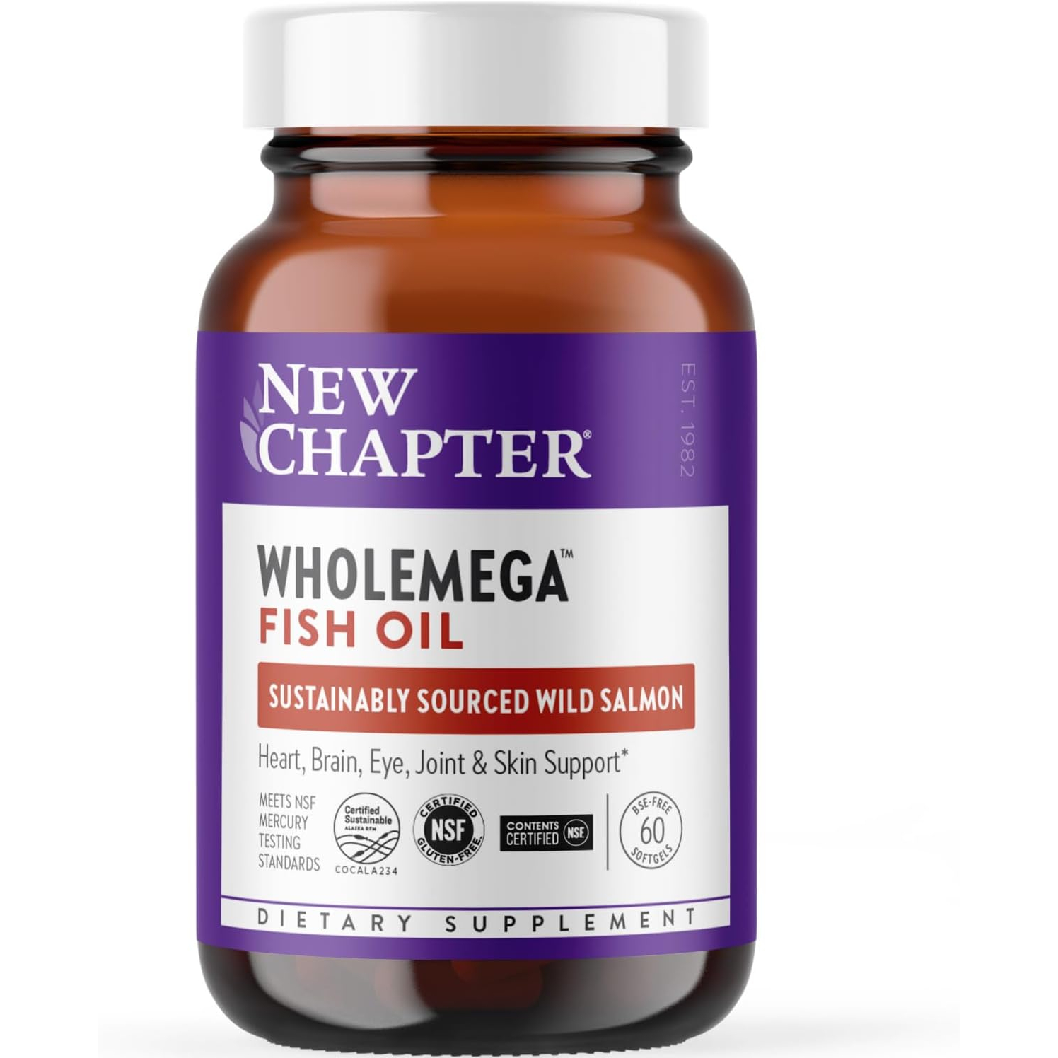 New Chapter Wholemega Fish Oil 37$