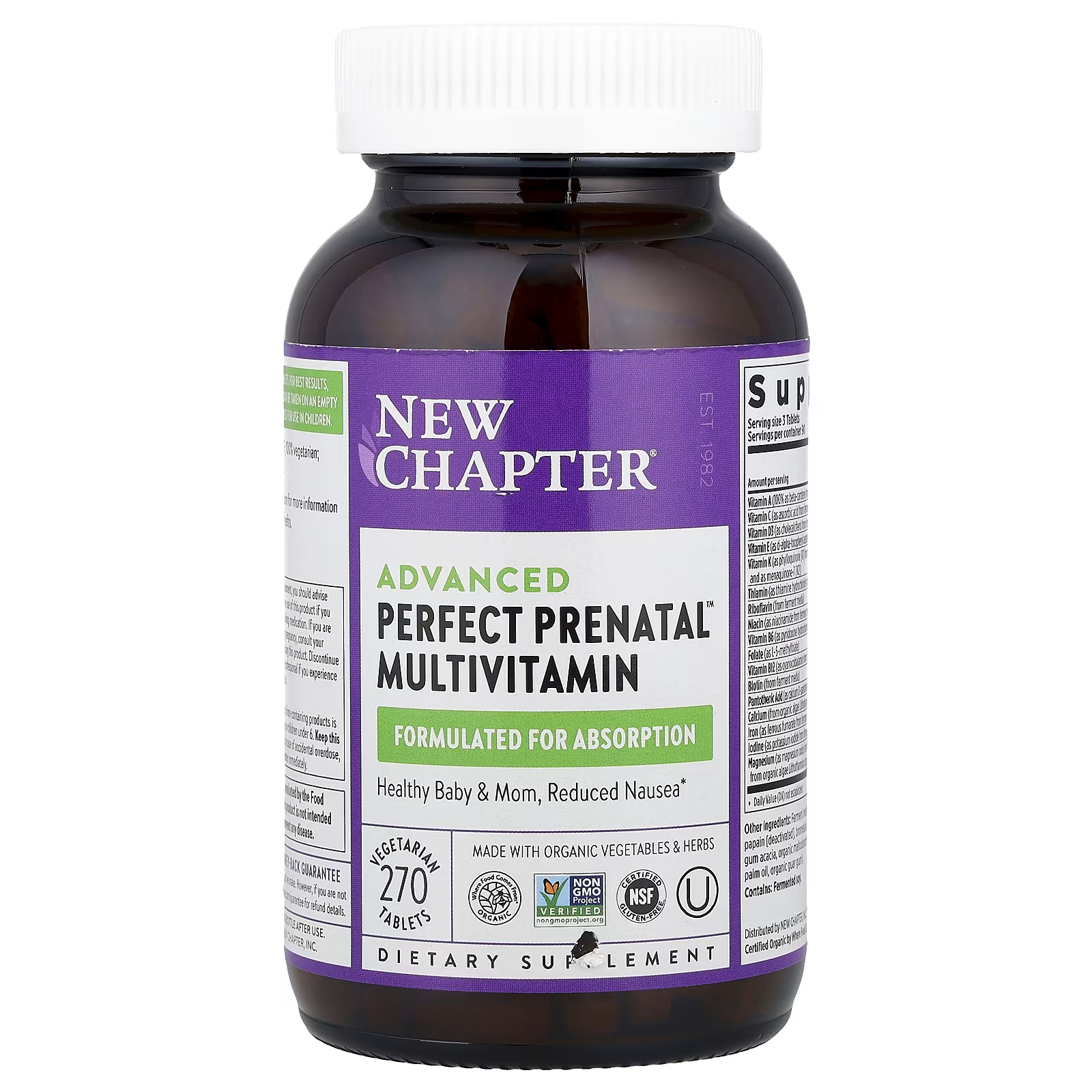 New Chapter Perfect Prenatal Multivitamin 117$