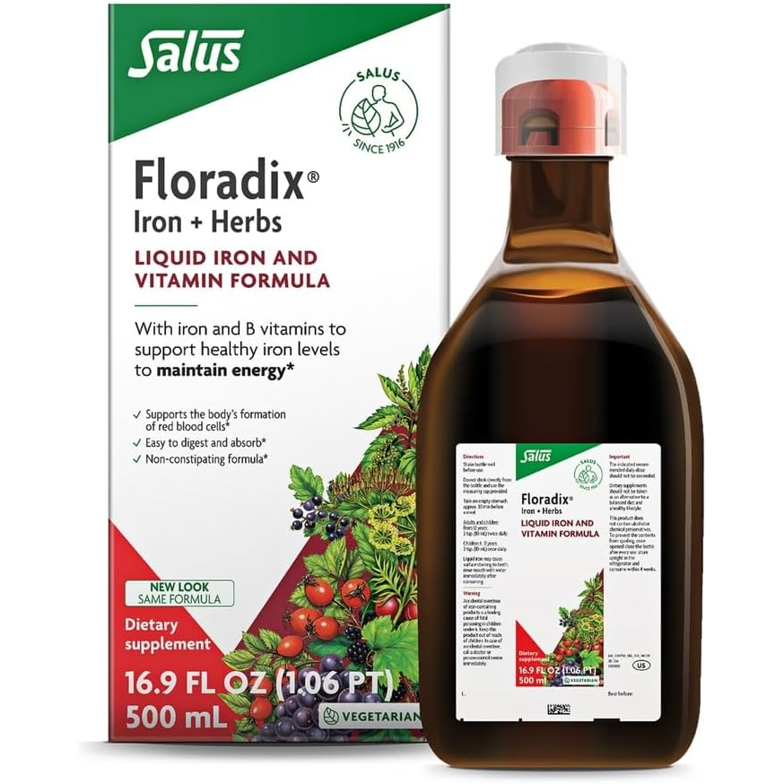 Floradix Iron + Herbs Liquid Iron and Vitamin
