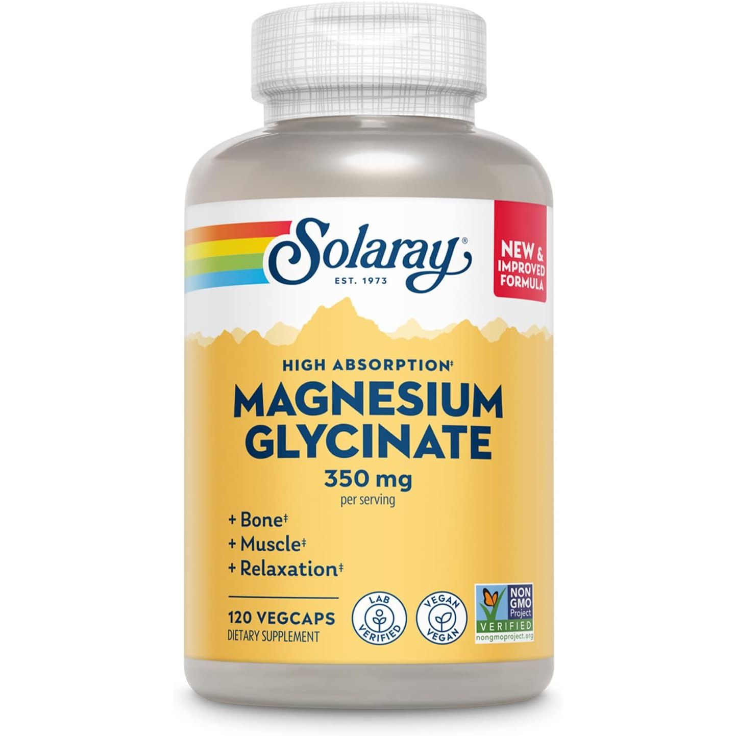 Solaray Magnesium Glycinate 350 23$