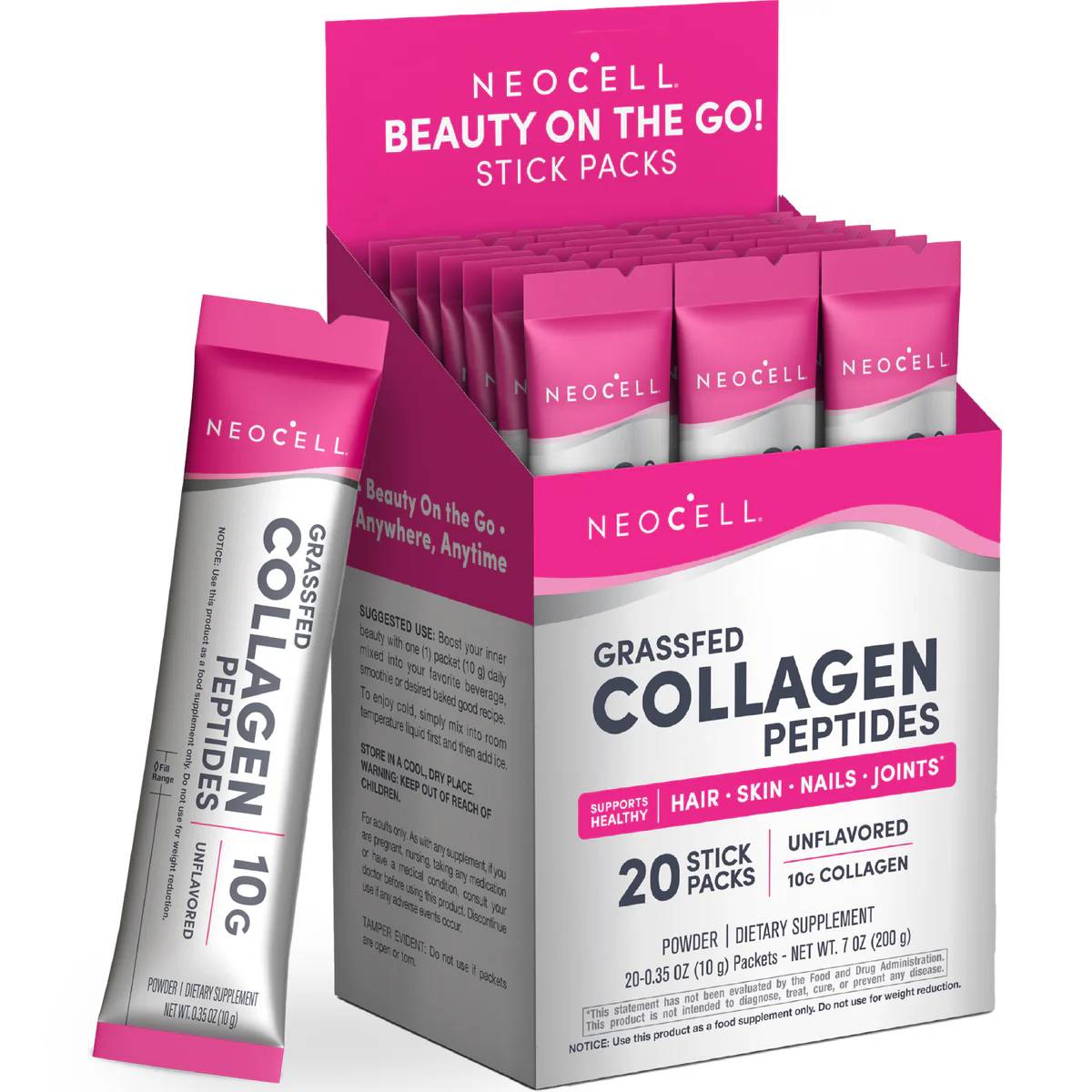 NeoCell Collagen Peptides Grass Fed Powder