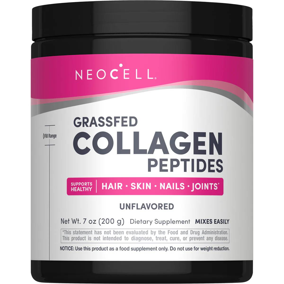 NeoCell Collagen Peptides Grass Fed Powder