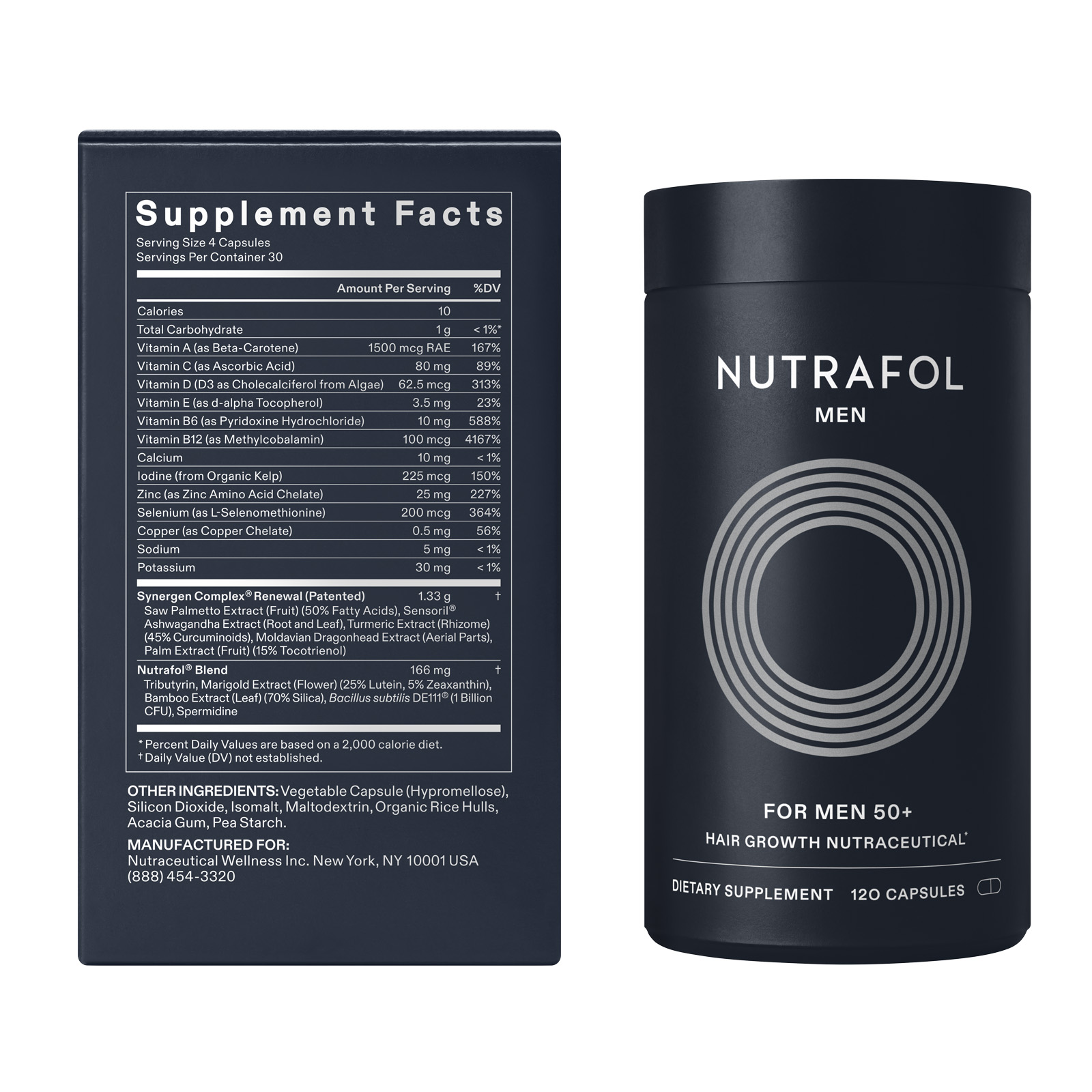 Nutrafol Men 50 Hair Growth Nutraceutical 79$