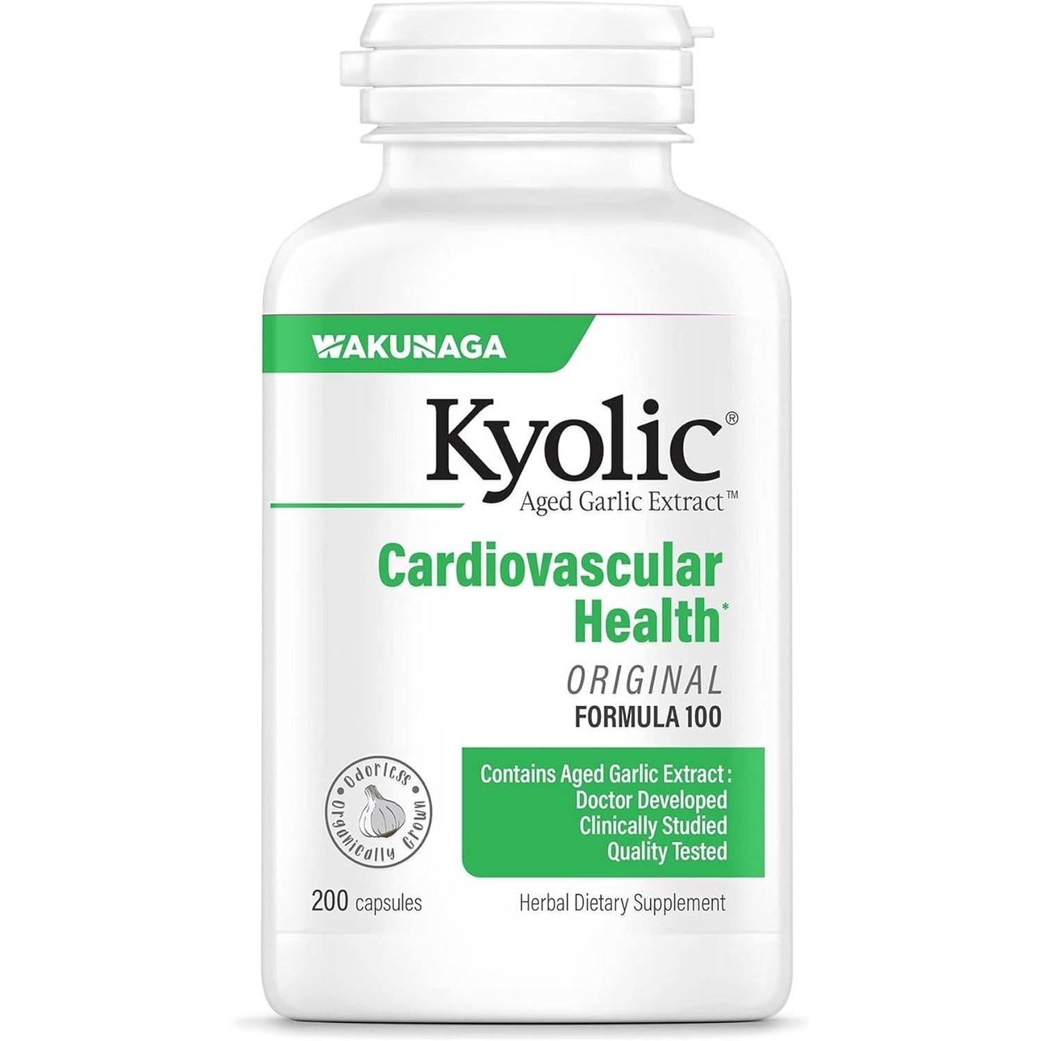 Wakunaga Kyolic Aged Garlic Extract Cardiovascular Formula 100 31$