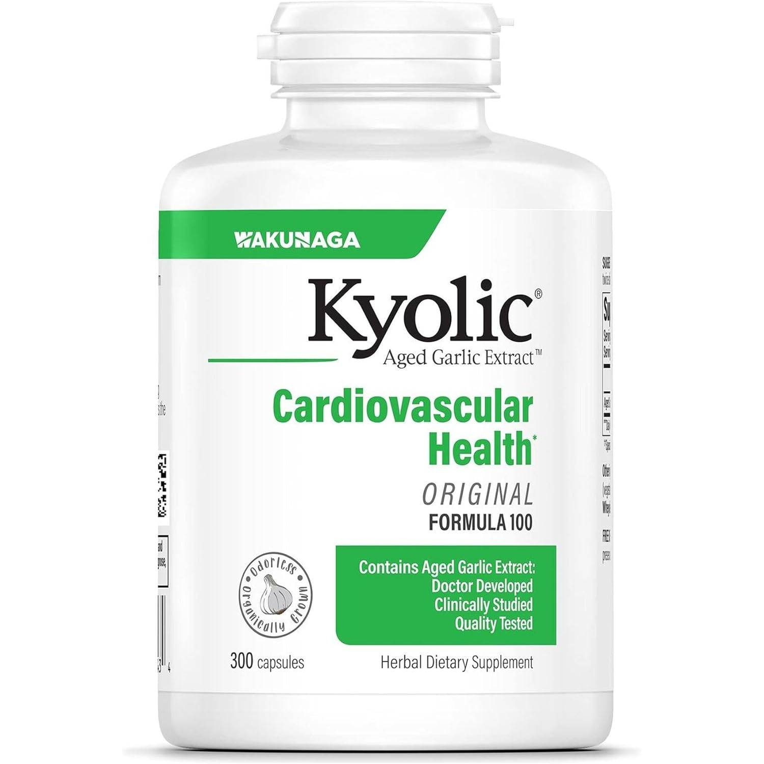 Wakunaga Kyolic Aged Garlic Extract Cardiovascular Formula 100 42$