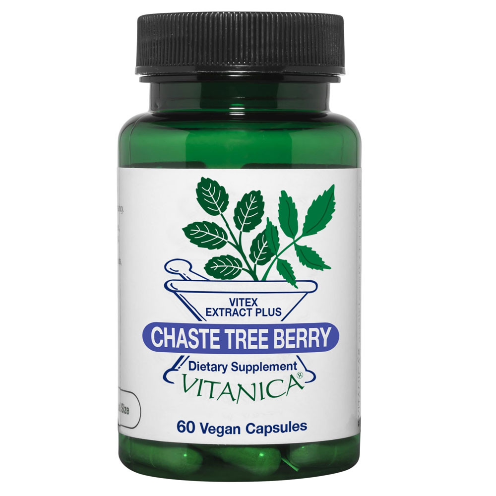 Vitanica Chaste Tree Berry - 60 Capsules 21$