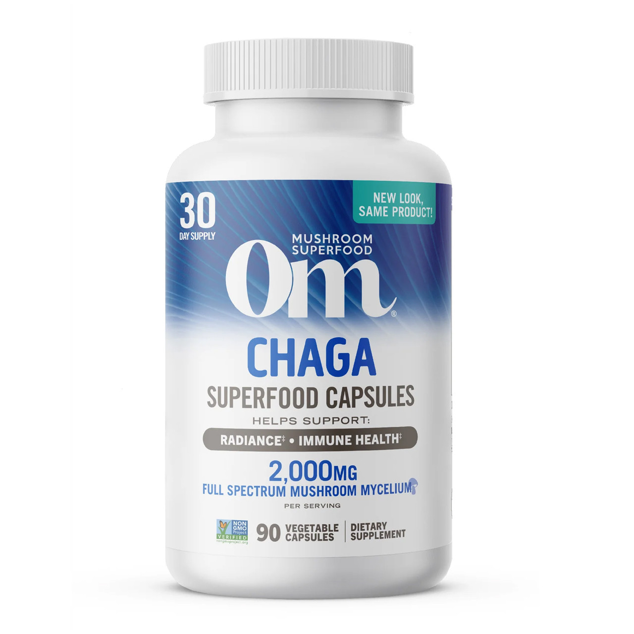 Om Mushroom Chaga Mushroom Superfood - 90 capsules 30$