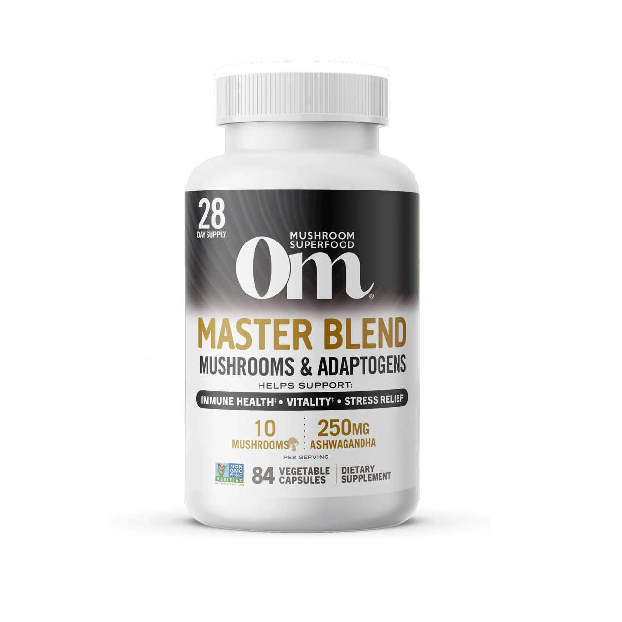 Om Mushroom Master Blend Capsule - 80 capsules 35$