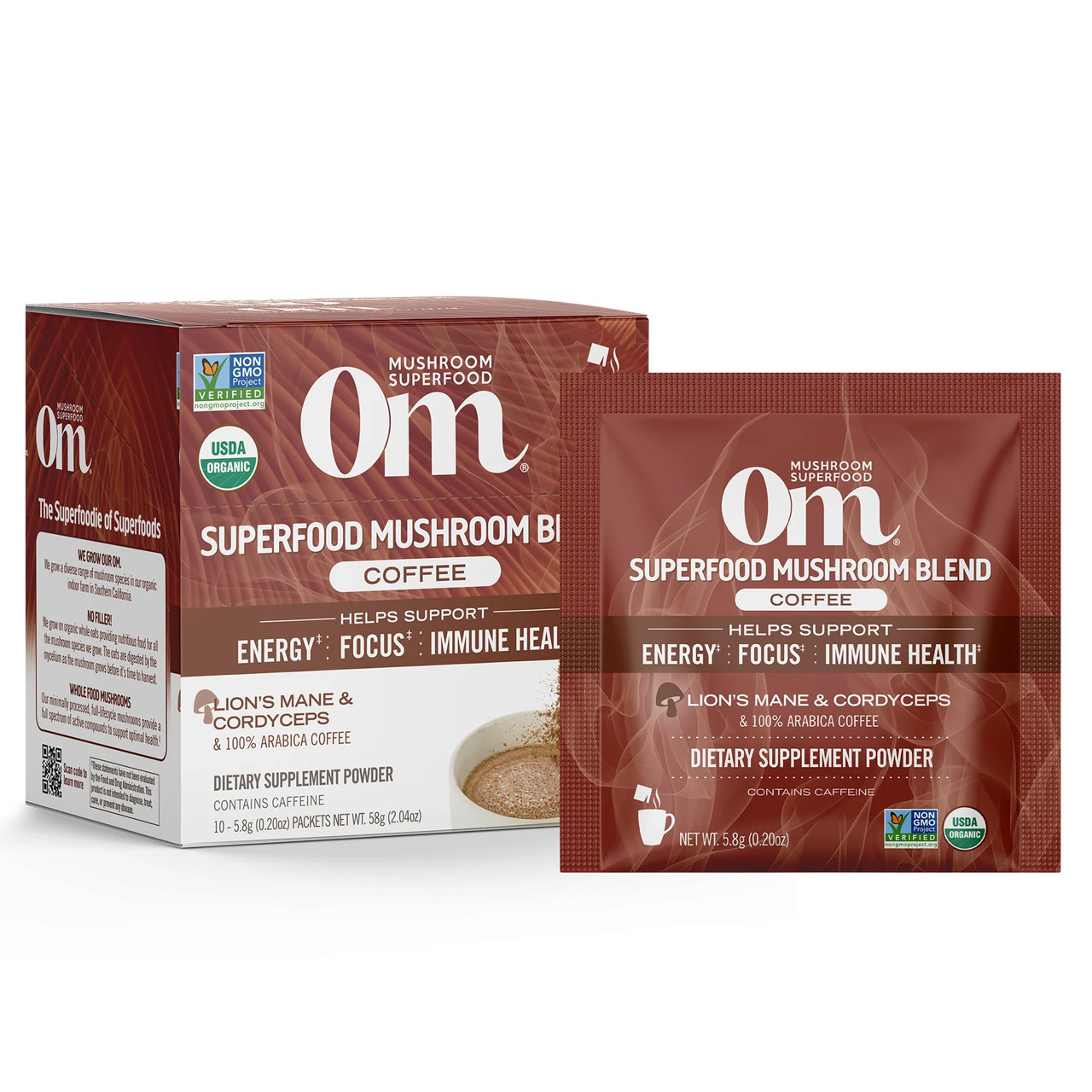 Om Mushroom Coffee 10 pack - 10 Pack 22$