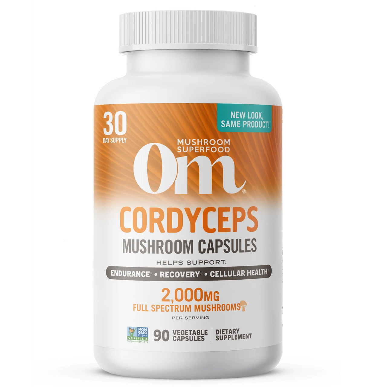 Om Mushroom Cordyceps Mushroom Superfood Capsule - 90 capsules 30$
