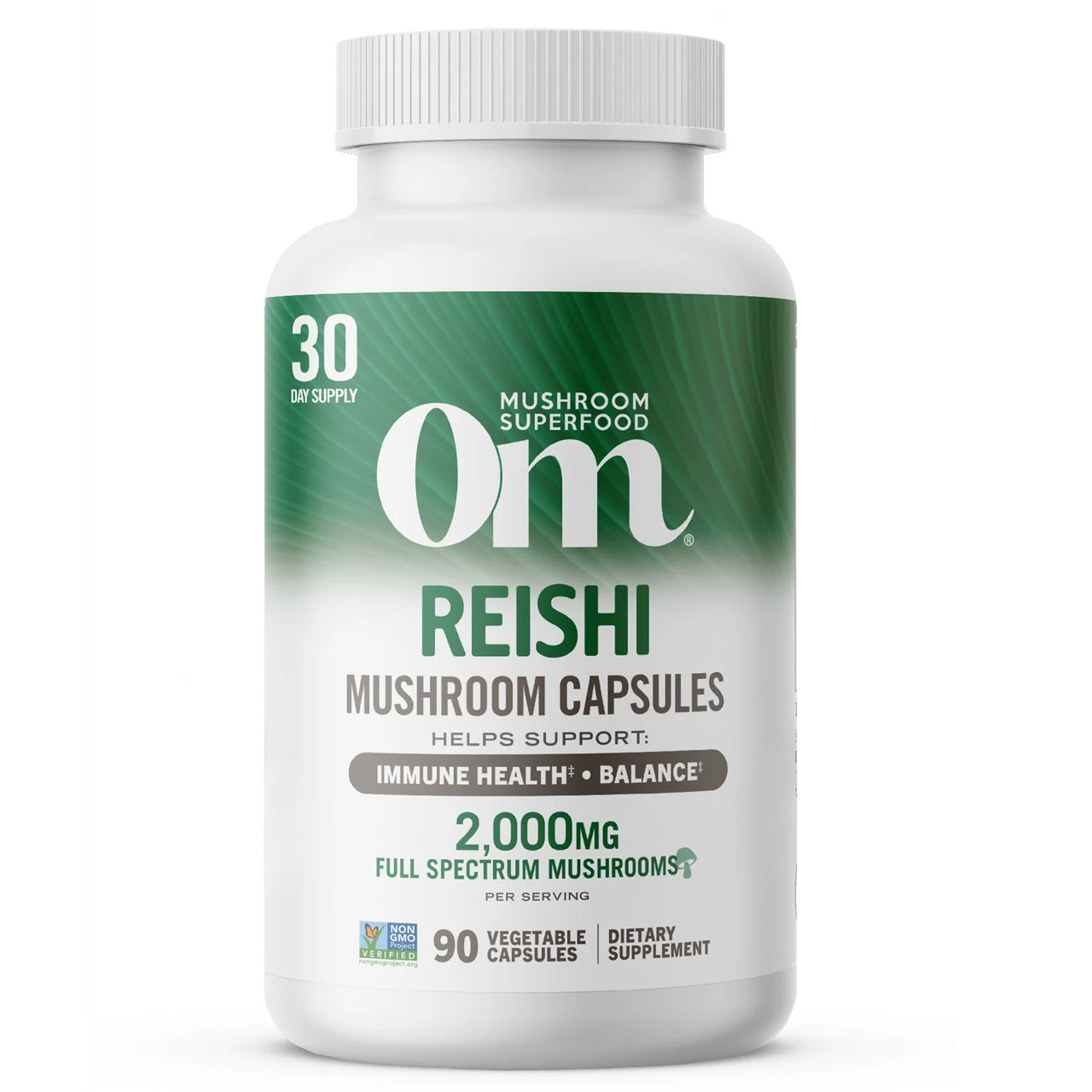 Om Mushroom Reishi Mushroom Superfood Capsule - 90 capsules 35$