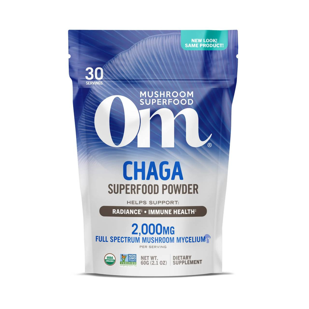 Om Mushroom Chaga - 200 Grams 43$