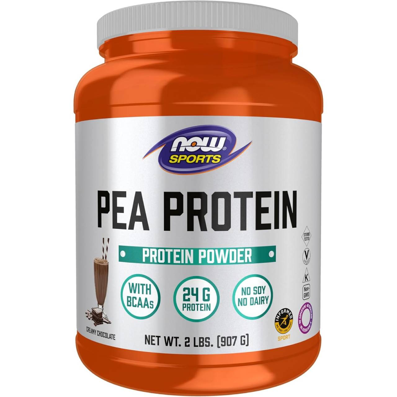 NOW Sports Pea Protein Chocolate 37$